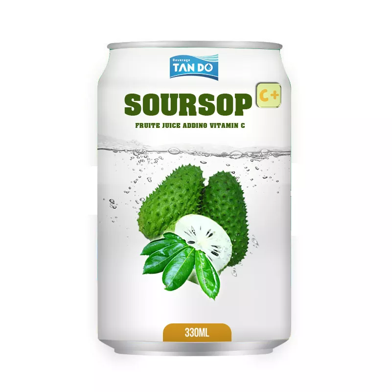 100% fresh sour sop and magosteen fruit juice produced By Tan Do OEM factory in Vietnam