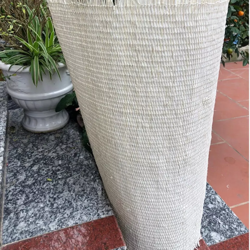 Bleached Natural Rattan Cane Closed Webbing Roll Premium Mesh Webbing for DIY Project- Wholesale in Vietnam