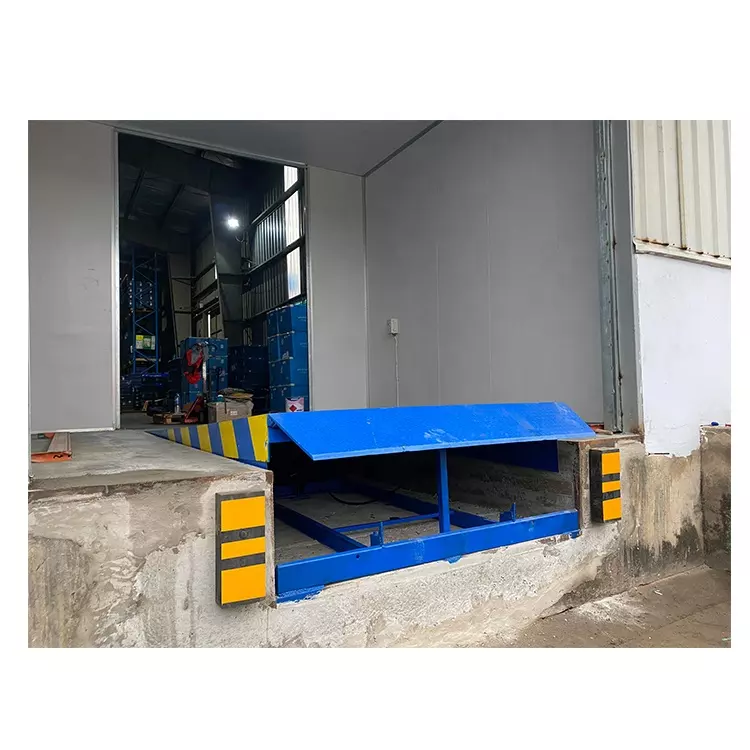 Hydraulic Cylinder Dock Leveler Ordinary Product Pedestrian Electric Stacker Warehouse Logistic And Factory Warranty 1 Year