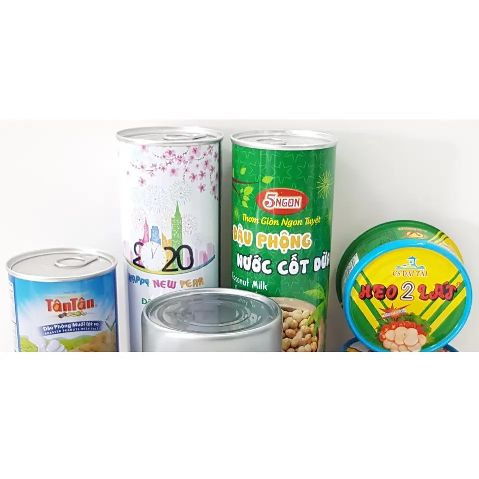 Exported Metal Packaging & Printing Airfreshner Cans Metal Food Candle Tin Tea Coffee Matcha Powder