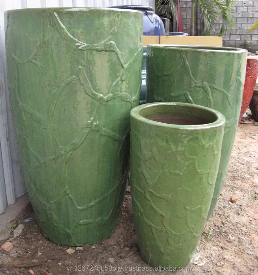 Glazed pottery