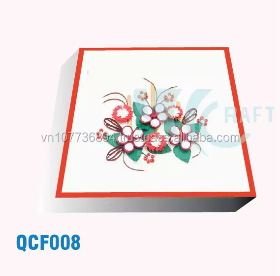 Flower Quilling card handmade vietnam/3d cards