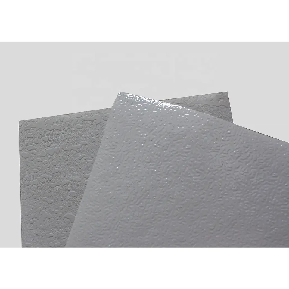 Nonwovens coated and embossed aluminum foil for insulation material (color: white)
