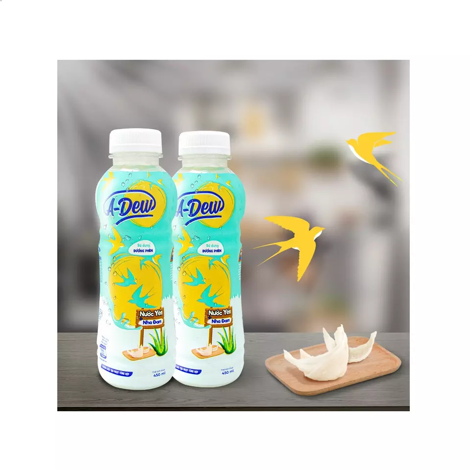 Experts' Choice A-Dew Bird's Nest Drink With Aloe Vera 450ml Wholesale A-Dew Pineapple Aloe Vera Drink