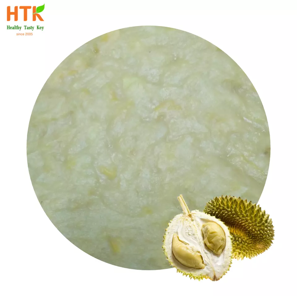 2022 FROZEN BQF DURIAN RI6 MONTHONG PULP Made In Vietnam High Quality from HTK FOODS for Food & Beverage