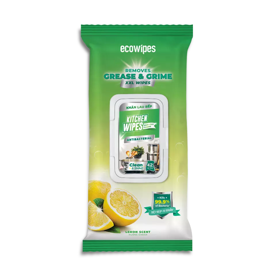 KITCHEN WIPES 42 SHEETS Household wipes, Cleaning wet wipes Best price from Vietnam