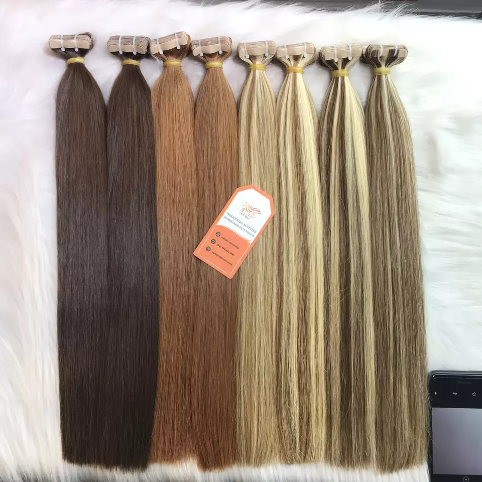 Tape Hair High Quality Factory Wholesale Price Double Drawn Tape In Hair Extensions 100% Human Hair Grade 12A