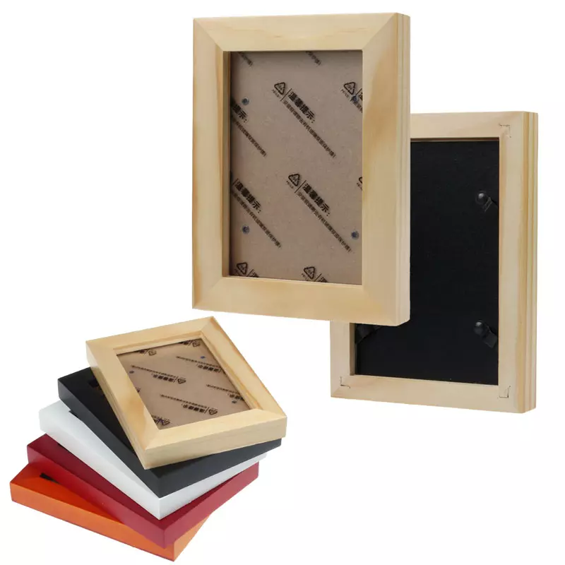 High Quality Wholesale Smooth Wooden Touch Feel Factory Direct Supply Custom Decorate Wooden Wall Frame