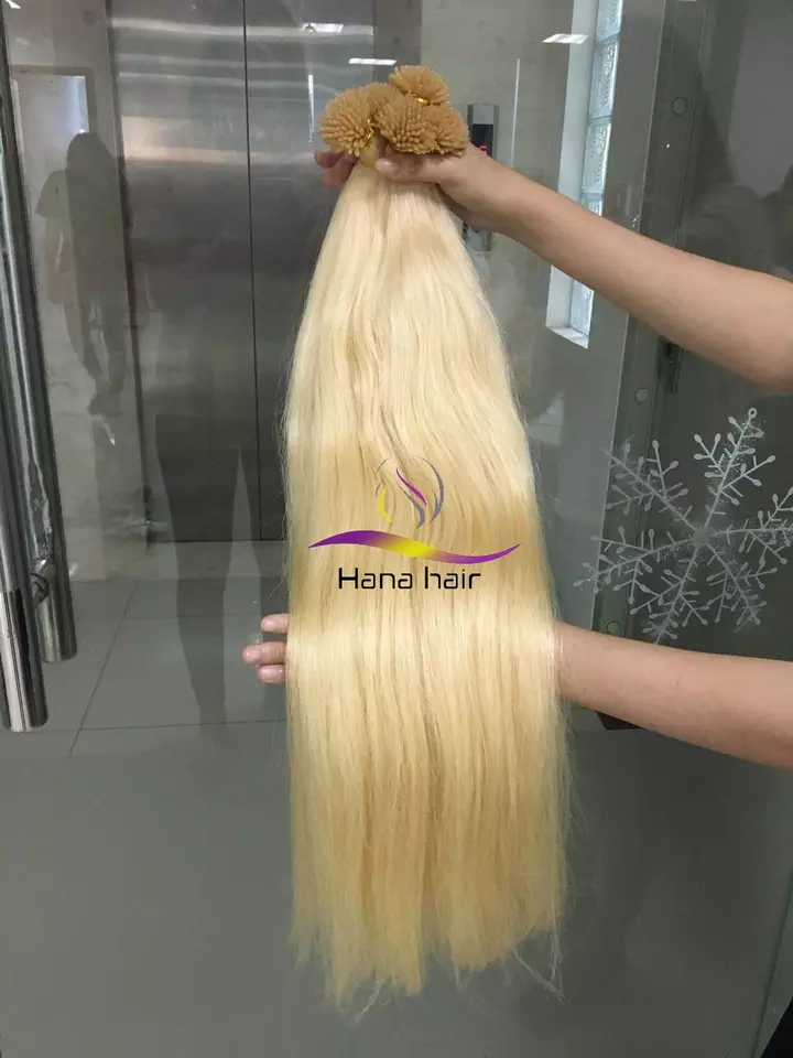 I Tip Hair Extensions 0.5g/s 1g/s 100 Strands Remy Real Human Hair Keratin Capsules Pre bonded Hair Extensions