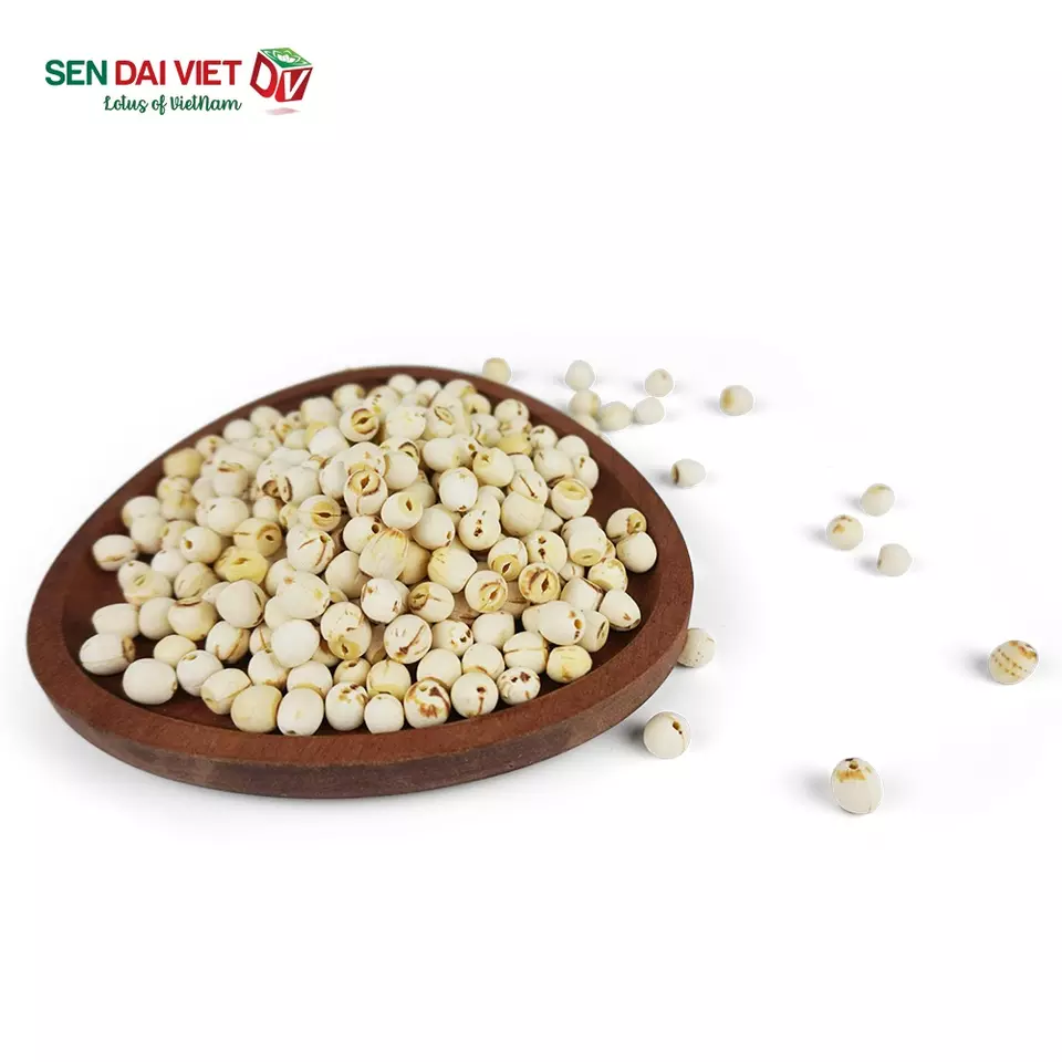 White Ivory Color High Quality Particle Shape Nuts Peeled Purity ISO Certificate Vietnam Dried Lotus Seeds