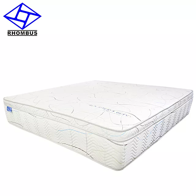 Home Supplies Bedroom Furniture CertiPUR-US 14Inch Latex Memory Foam Pocket Spring Bed Mattress T010