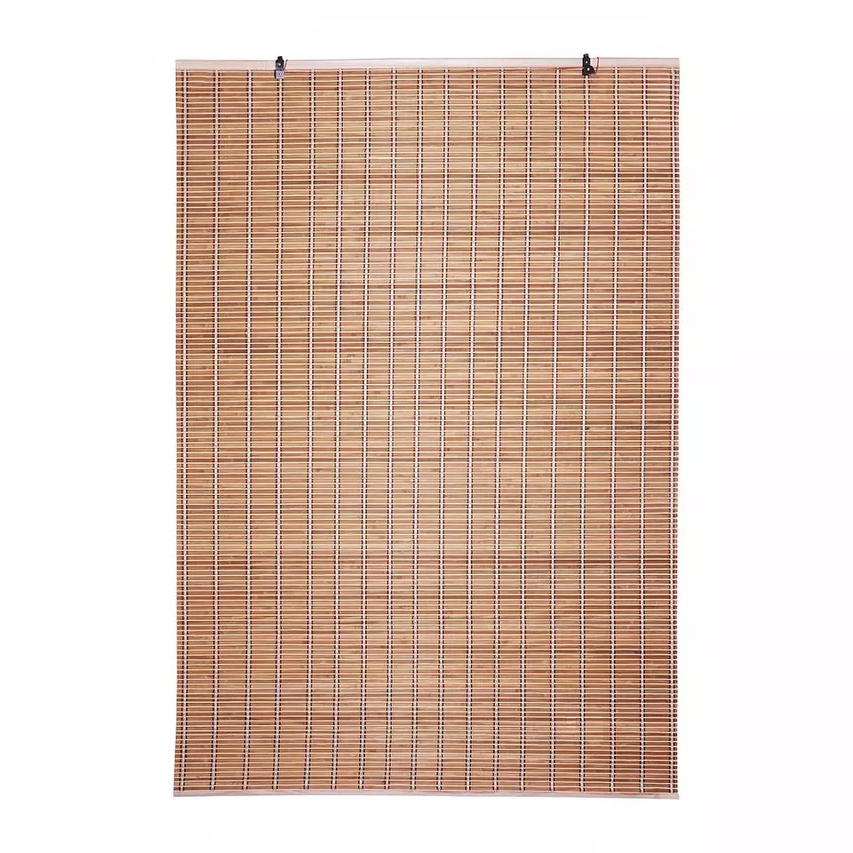 Traditional Wholesale Eco Friendly Flat Plate VERTICAL Wide Blade Living Room Bath Room Bamboo Customized Curtain Blinds Shades