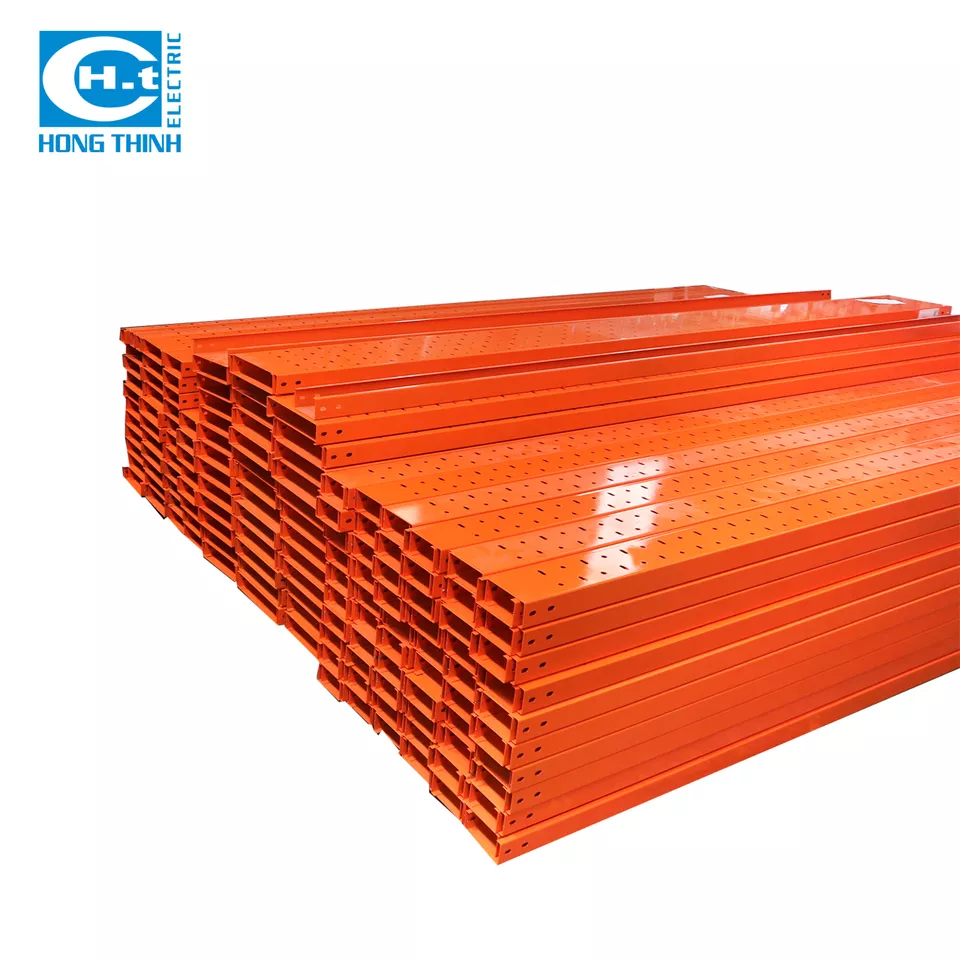 Customized Size Perforated Cable Tray Supporting System Mild steel SS304 316 Pre galvanized powder coated Hot dip Galvanized