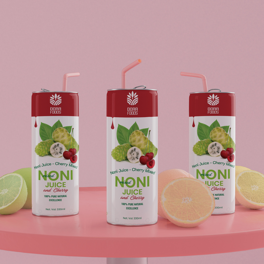 Noni Juice And Cherry Mixed - Dorafoods - 330ml