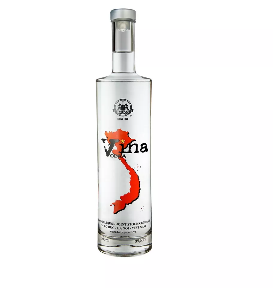 High Quality 39.5% Strong Natural Ecological Raw Materials Unique Product Alcohol Premium Quality Vina Vodka for Sale