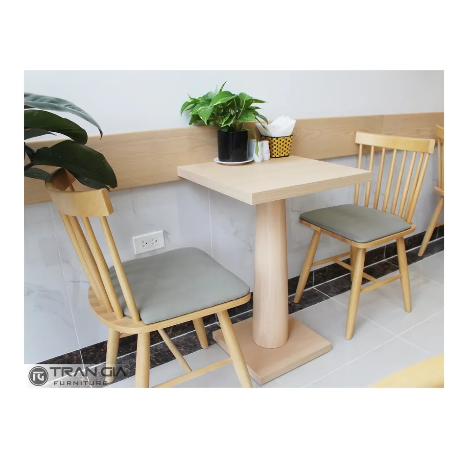 Wholesale New Design Wooden Table and Chair Set Contact us for Best Price