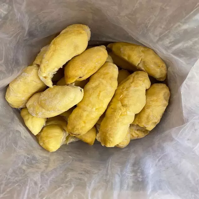 High Quality Yellow Color Frozen Processing Sweet Taste 12 Months Shelf Life Common Cultivation Frozen Durian Meat From Vietnam