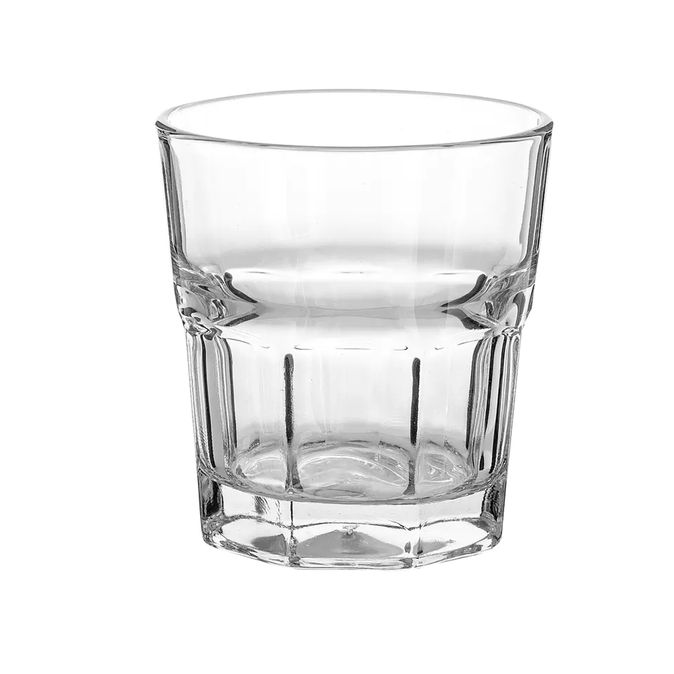 Vietnam Manufacturer Strong Reusable Glass Wine Bar Accessories VIETTIEP Lotus Small Whiskey Glass VTC 402 Transparent Color