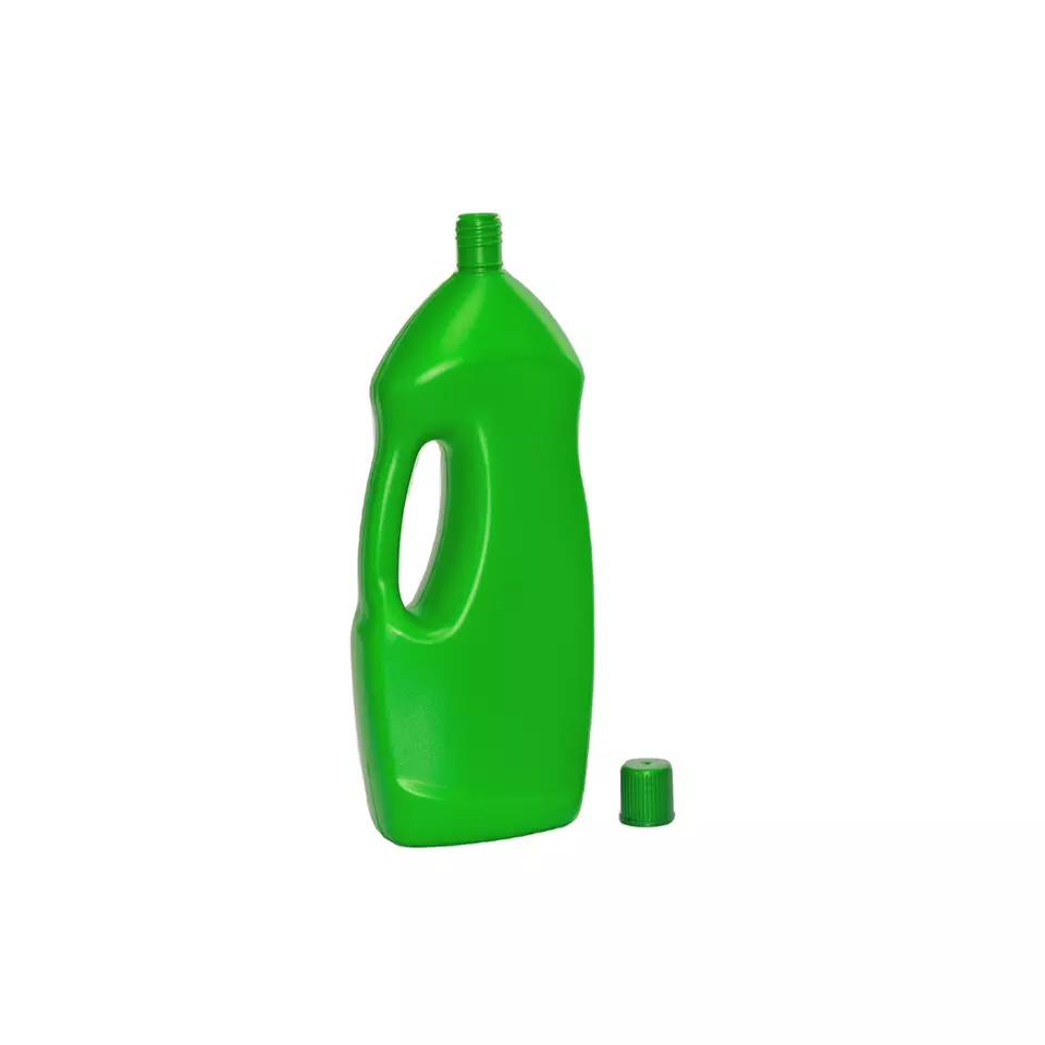High Quality Bottle of Dishwashing Liquid 1.5kg HDPE Material Green Color Sealing Type SCREW CAP plastic bottle