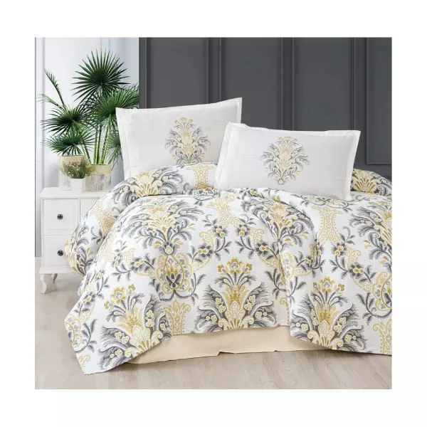 100% Cotton Floral Cotton Bedding Set Colorful Cotton Quilt Cover Bed Cover With Cute Flower Design Made by Vietnam FBA Amazon