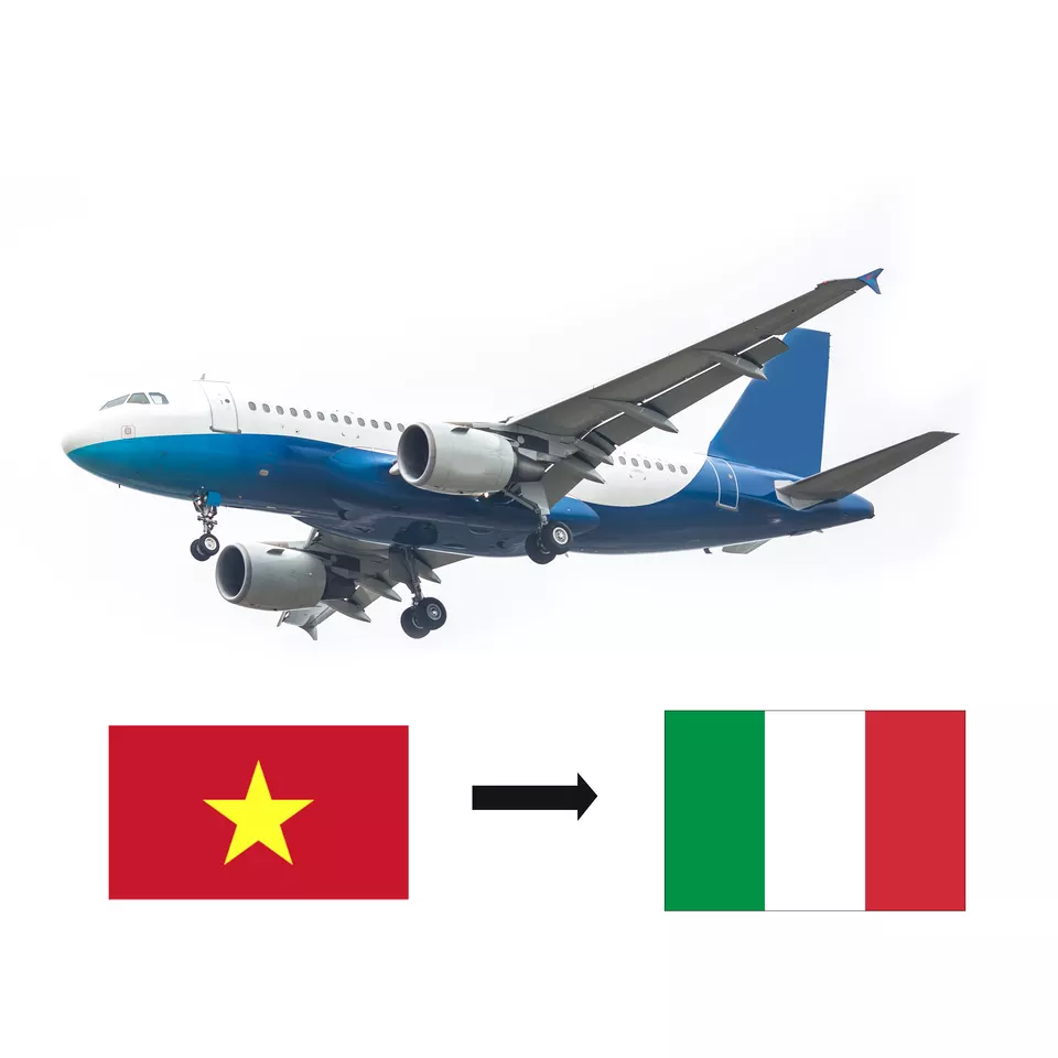 Professional Freight forwarder / Air shipping from SGN To Rome (Vietnam to Italy) Door to door and fast delivery