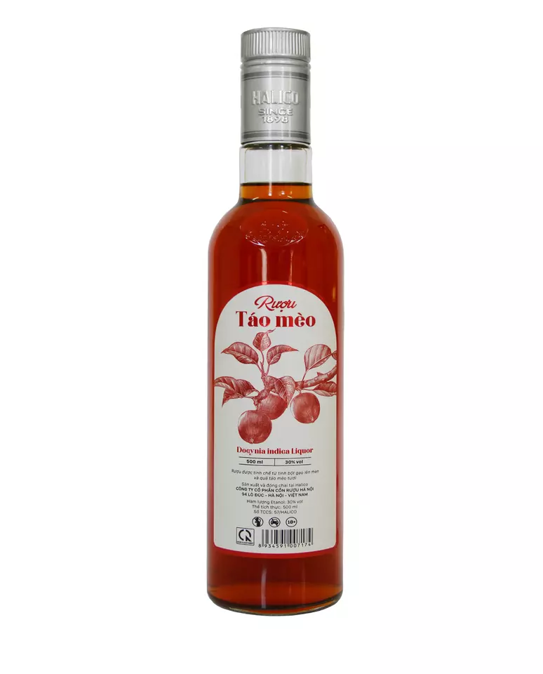 2021 Vietnam Fresh natural Docynia Indica Liqueur 30%vol 500ml Traditional Liquor Glass Bottle