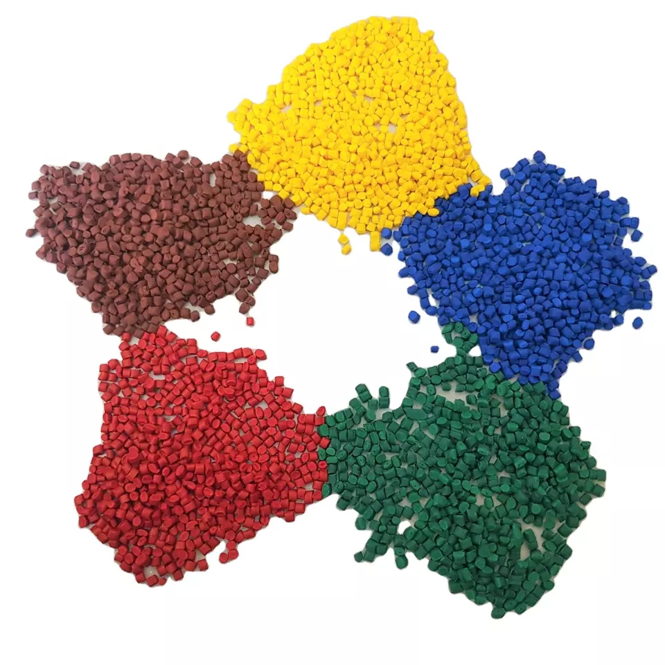 FREE SAMPLES FOR PLASTIC COLOR PIGMENT IN GRANULES FOR PP, PE APPLICATIONS: VARIOUS COLORS AND SHADE