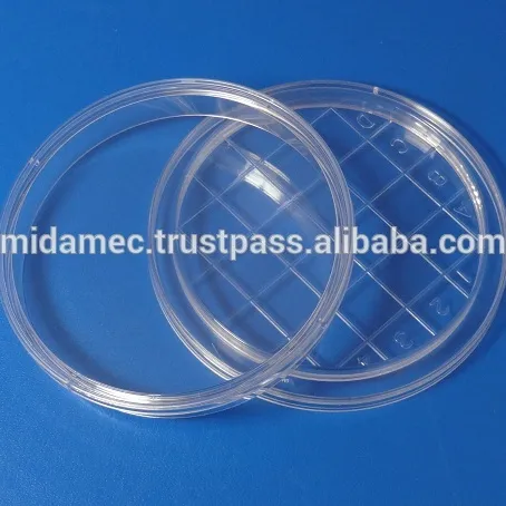 MIDAMEC 65x15mm Clear Petri Dish