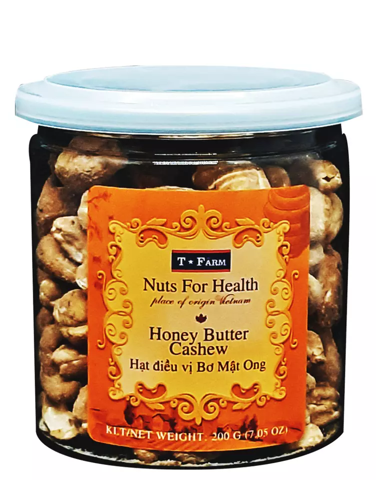 Factory T Farm Cashew Nuts Baked HONEY BUTTER CASHEW T-FARM - JAR 200GR