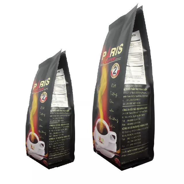 Best Selling PARIS 02 Ground Coffee 70% Arabica 20% Robusta Natural Caramel Color Syn exported to Asian countries from Vietnam