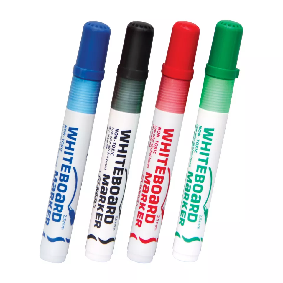 Modern Repeated Filling Office School OEM ODM Available Dry-eraser Ink Blue Whiteboard Marker FO-WB02 with Paper Box Packing