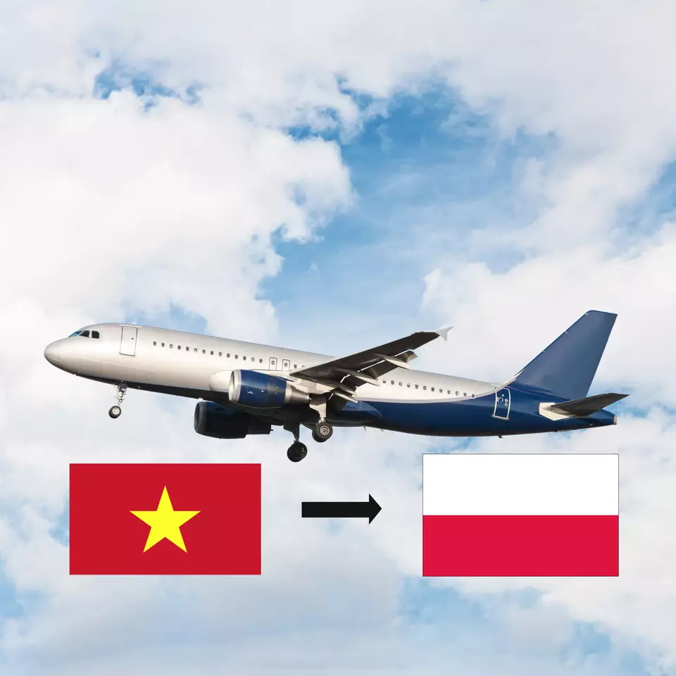 Asia Shipping agent / Air shipping from Vietnam to Poland (Door to door delivery) (Sea freight and land transportation)