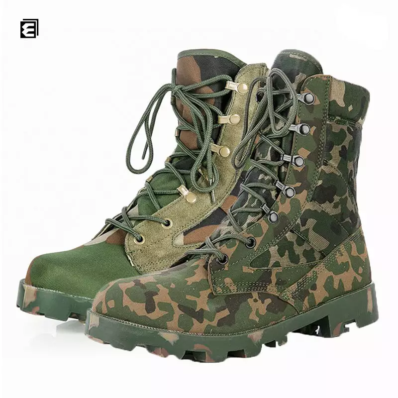 Eenten Safety Phylon Fashion Style Green Jungle Strong Military Camouflage Boots