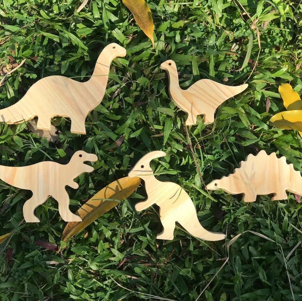 0EM - ODM Home decoration DIY Painting Kids Toys - Multi choice group of wooden animals - Vietnam best gift Color your own