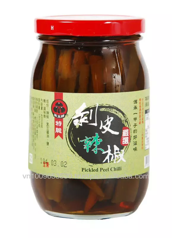 WDF Taiwan Pickled Peel Chilli,Green Chilli