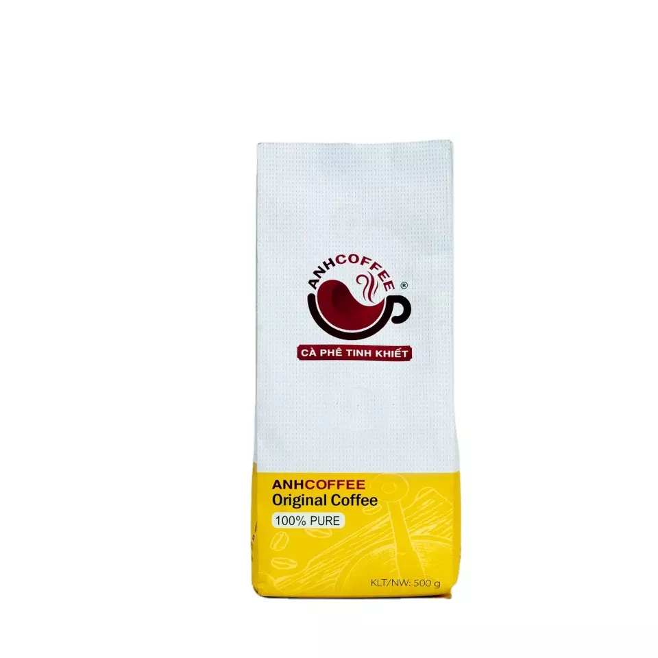 Amazon Hot Selling Food Grade Coffee Pure Coffee Bag 500g