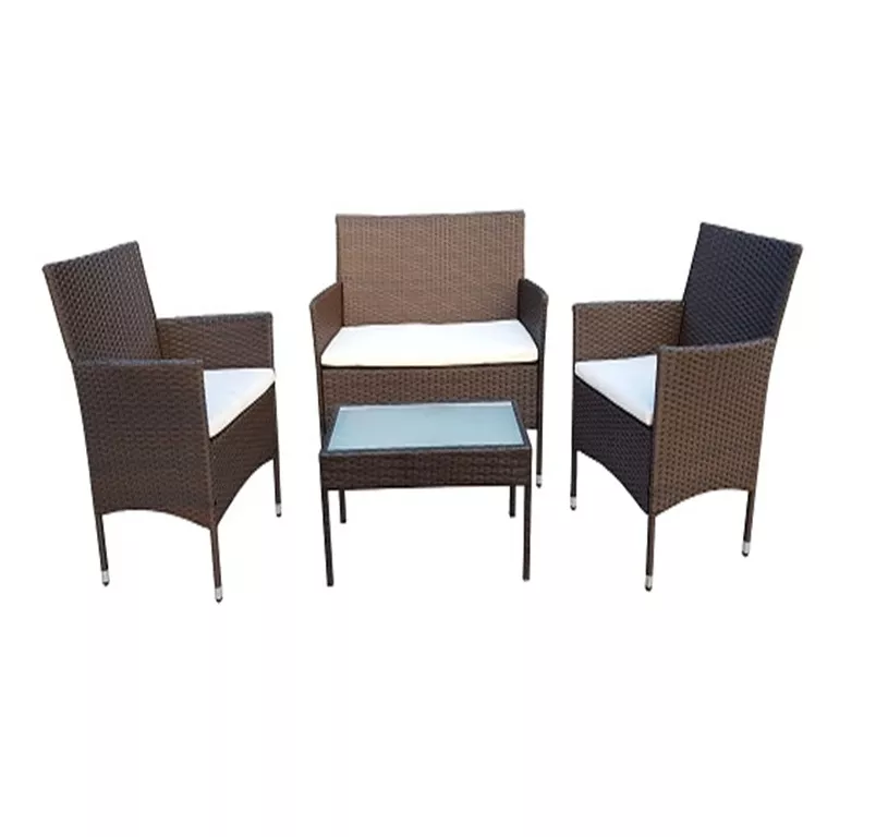 Vietnam manufacturer luxury outdoor garden furniture rattan teak wood outdoor furniture outdoor table and chair set