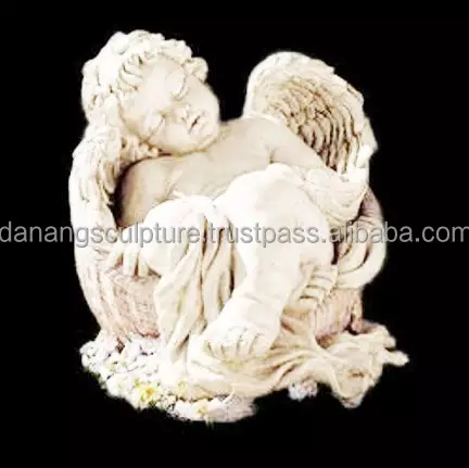 Sleeping baby angel stone statue DSF-TT024