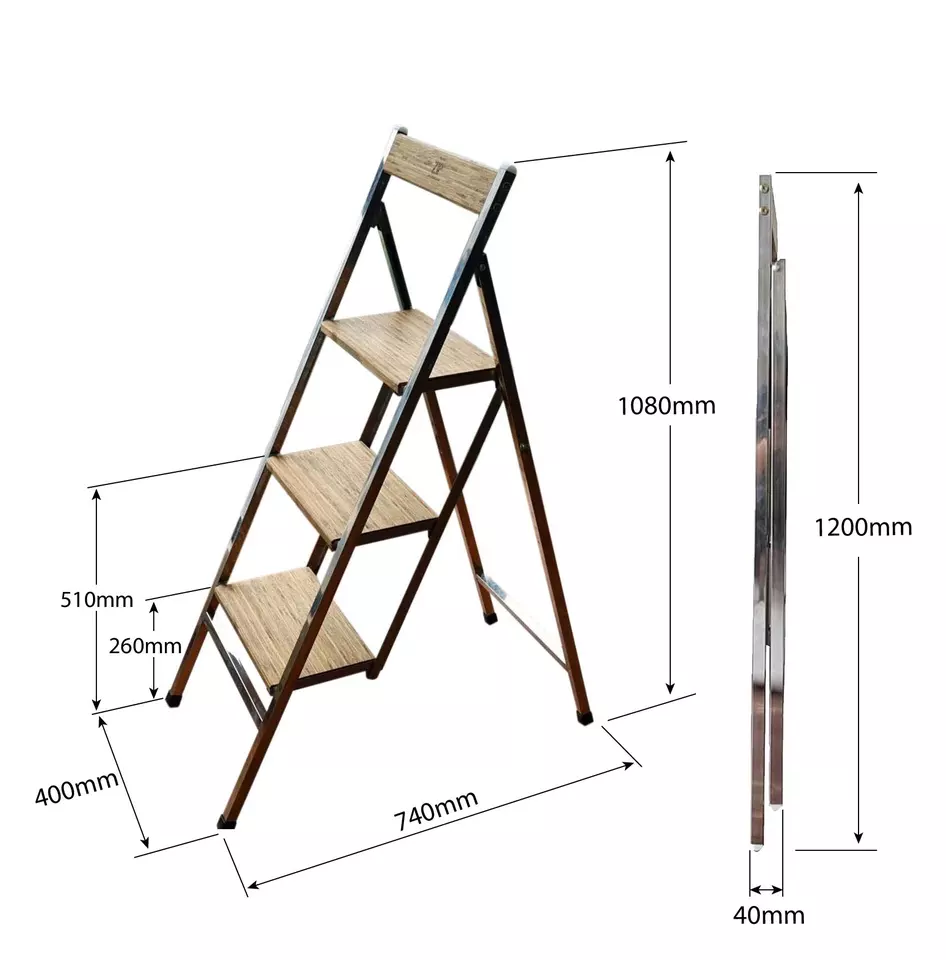 Wholesale High Quality Household Ladder 3 Steps from Vietnam Best Supplier Contact us for Best Price