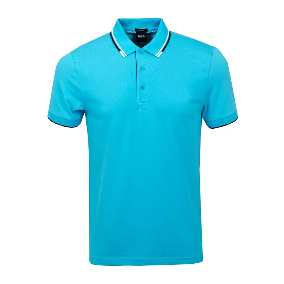 Wholesale Custom Logo Embroidery Unisex 100% Cotton Uniform Men Polo T Shirts