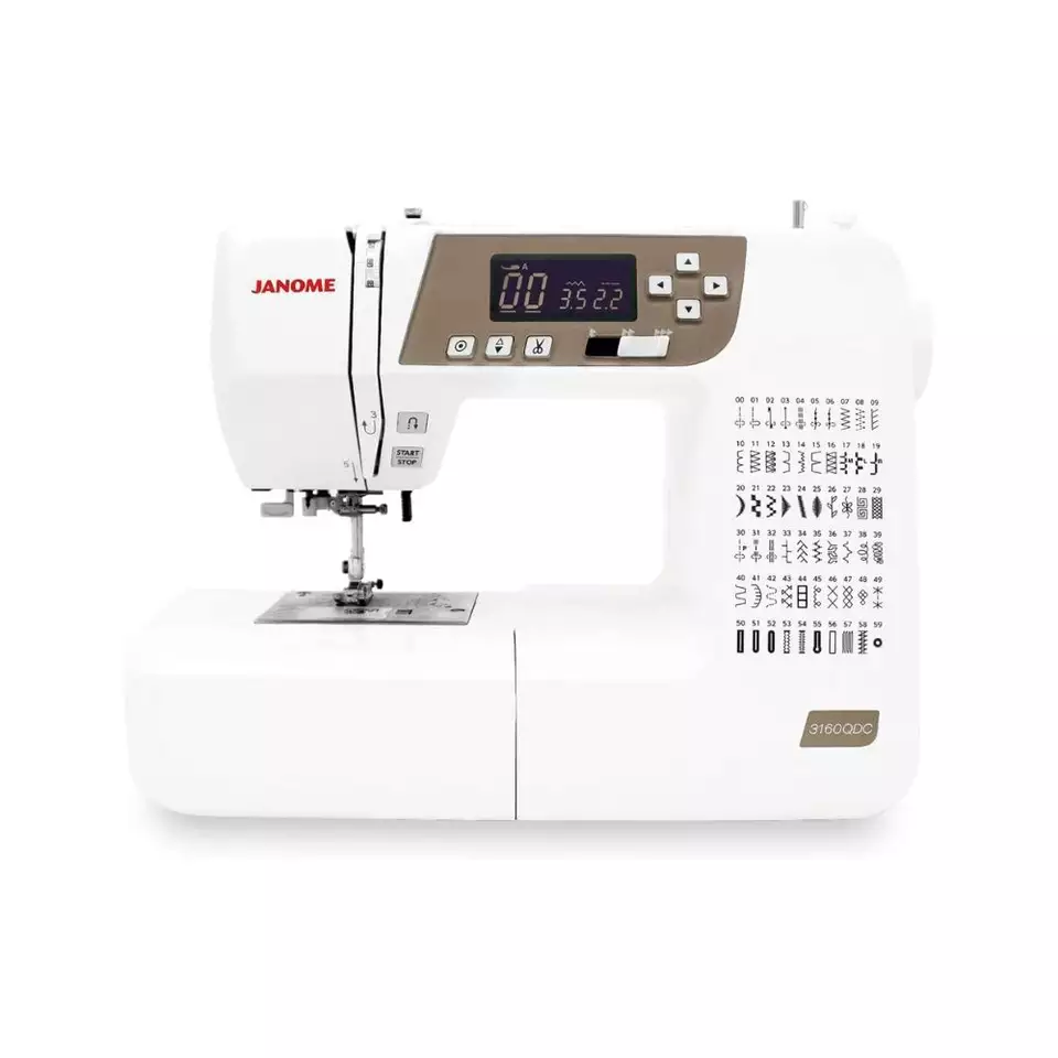 Retail Hotels Machinery Sewing Machine Janome 3160QDC-T Sewing and Quilting Machine with Bonus Quilt Kit