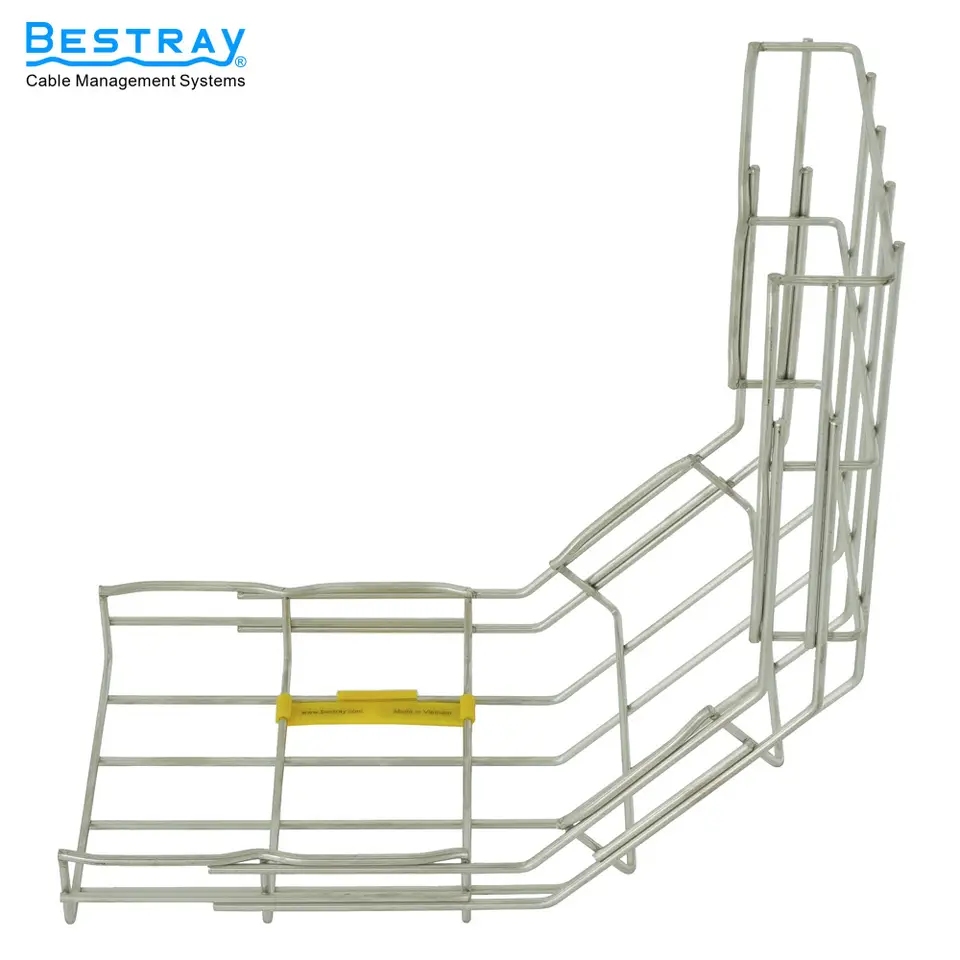 High quality Wire mesh cable tray Inside Vertical Elbow 90 degree IV9 BESTRAY