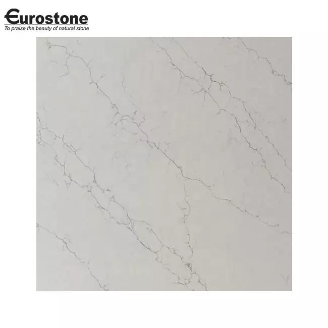 Customized Countertop Kitchen island Vanity Lavabo Tabletop bar counter cabinet Tuna White quartz stone- Artificial stone EQ168