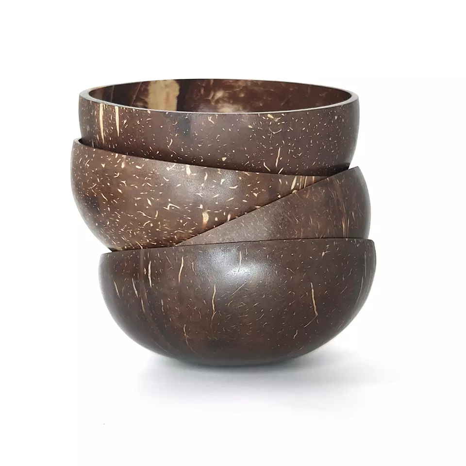 Reasonable Price Sustainable Natural Resources Handicraft Products Coconut Shell Bowl Made In Vietnam