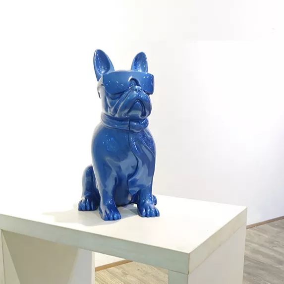 Polyresin Dog statue for home decoration