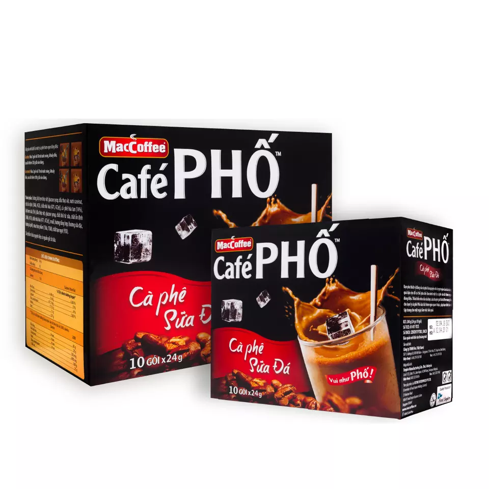 Morning Tasty Drinks For Adult Milk Pho Coffee Instant Wholesale Order Request Box Packaging Origin From Vietnam