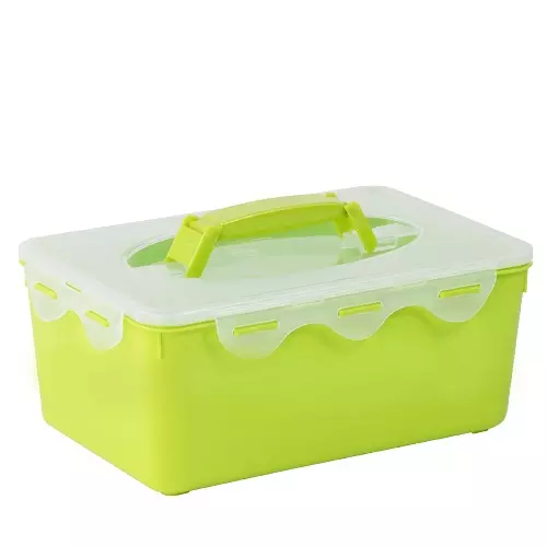 PP plastic food Small Dou-Handle Container