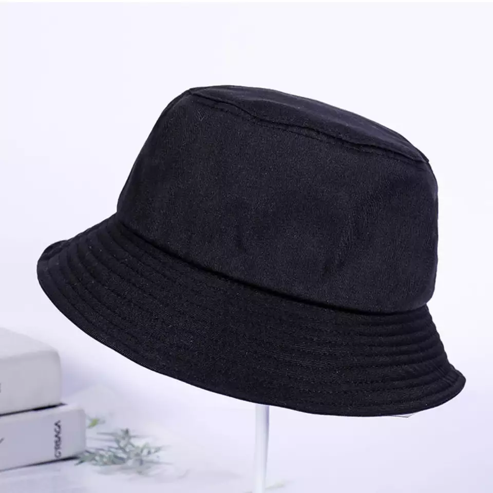 Bucket Hot Sell Cap Cotton Blank Custom Embroidery Logo Bucket Hat Outdoor Flat Top Fisherman Hat