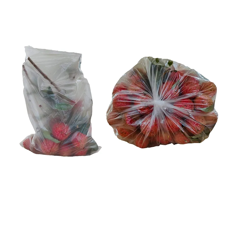 Wholesale HDPE LDPE supermarket use for meat rice fruit packaging food plastic bags on roll