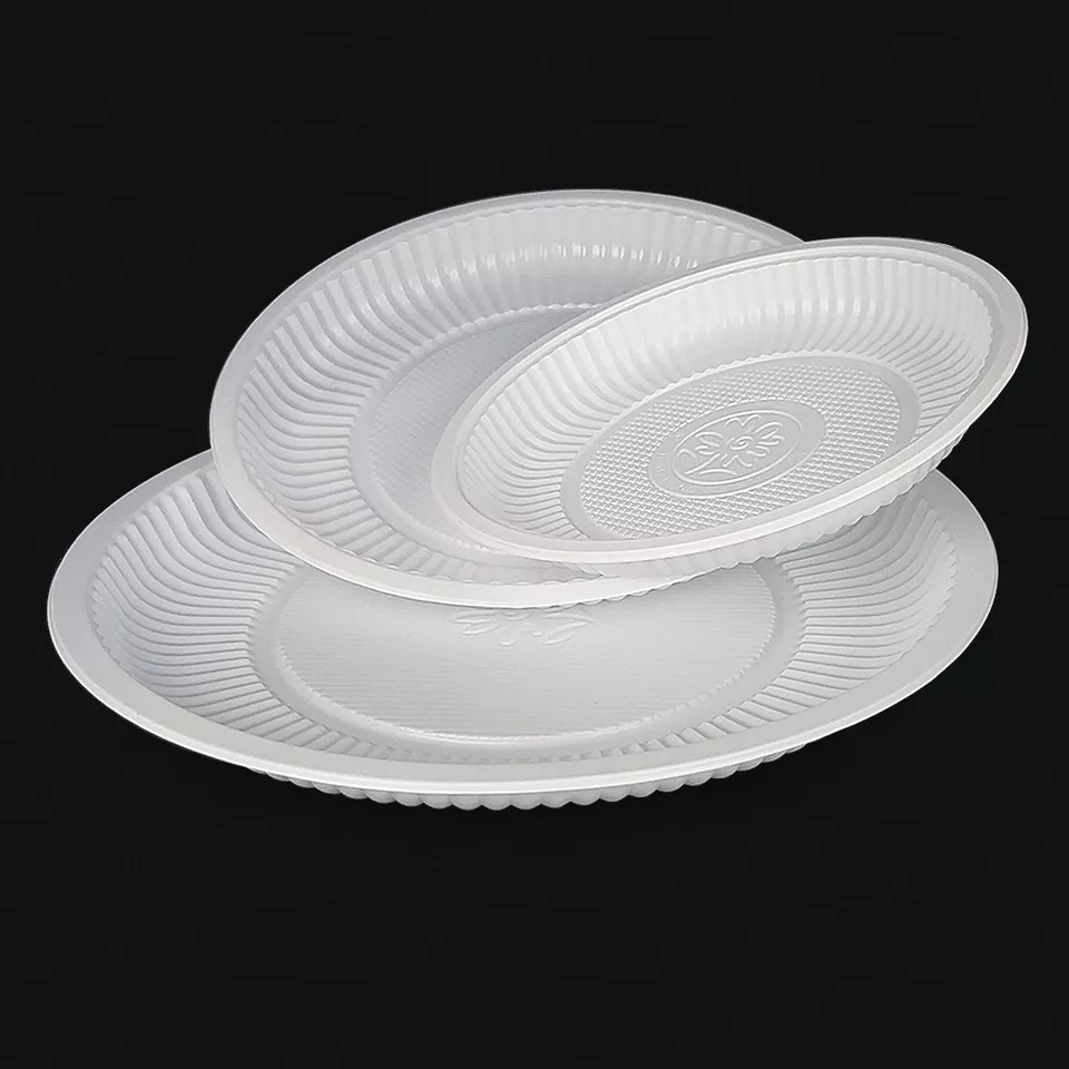 Eco Friendly Feature Sustainable And Disposable Convenient to used Event Party Modern Plastic Plate From Vietnam Factory